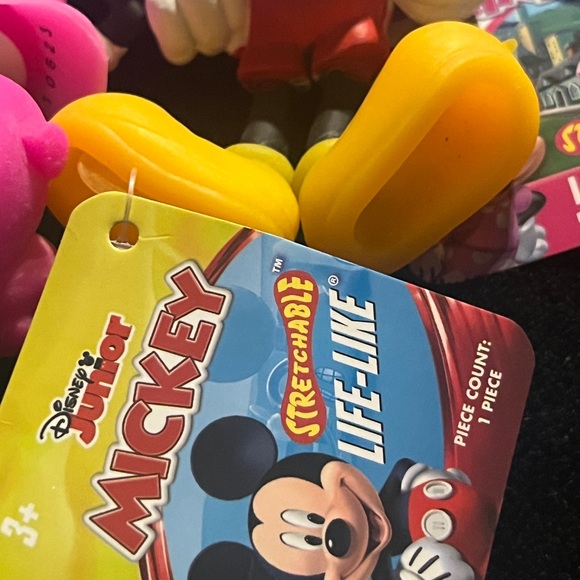 Disney 1-Mickey & 2- Minnie Stretchable Life Like &  Princess sunglasses. New - Picture 3 of 11